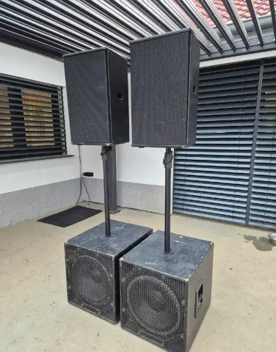 Pasivní set 2x sub 2x sat 3kw rms