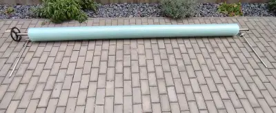 Nerezový držák na plachtu včetně 4 měsíce staré plachty