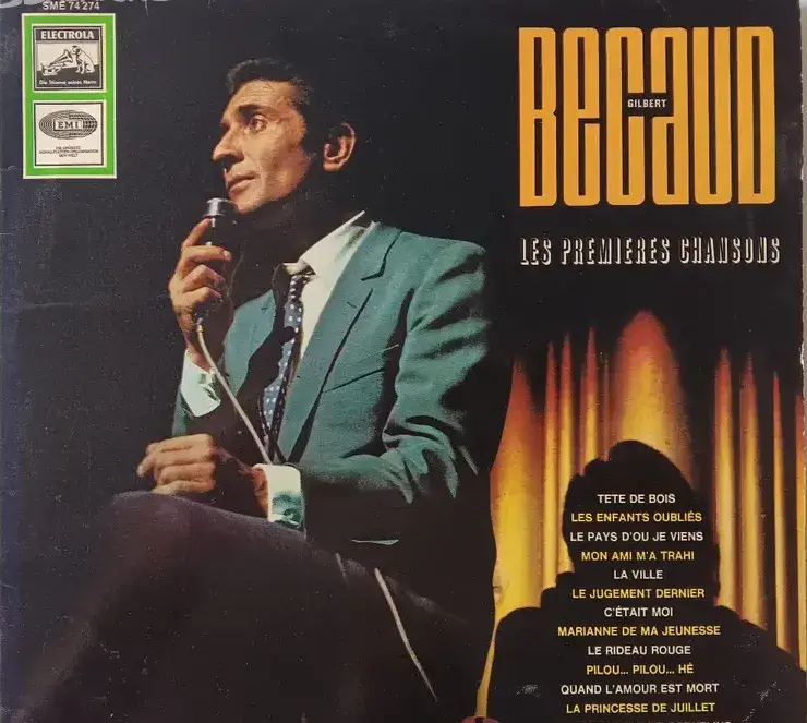 Gilbert BECAUD - Les Premieres Chansons - vinyl LP