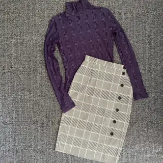 Dámský set 2ks rolák sukně H&M vel. 34 S