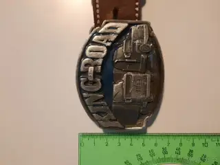 Pravý kožený americký westernový opasek
