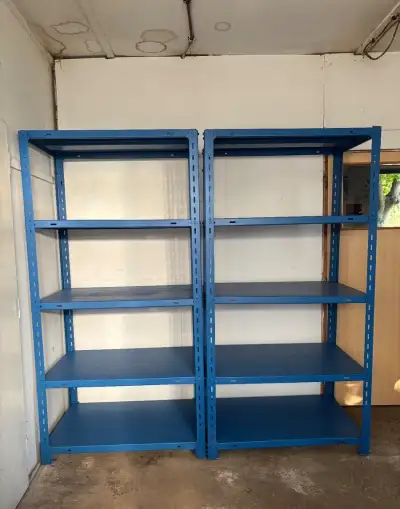 Průmyslové regály celokovové 2x