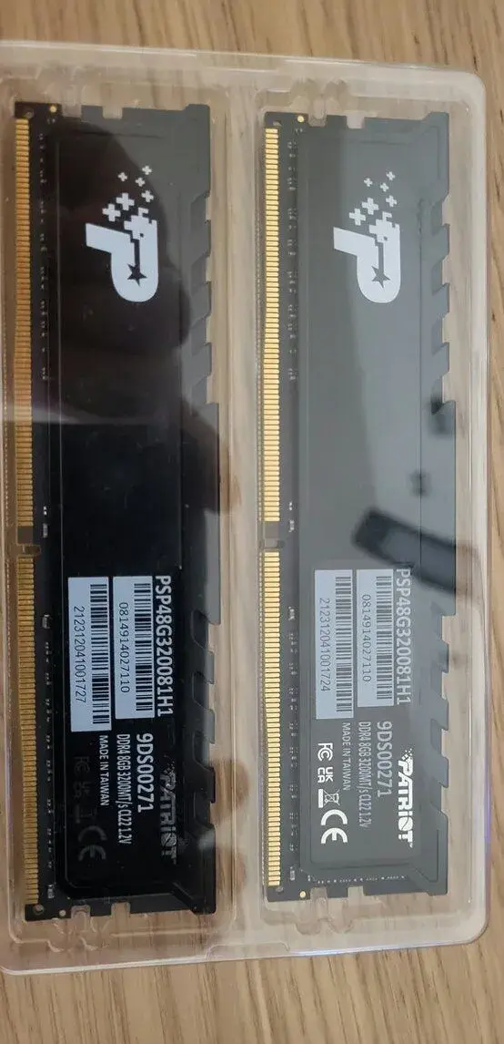 Ram DDR4 kit 16GB 3200 CL22 ( 2x 8GB ) Patriot