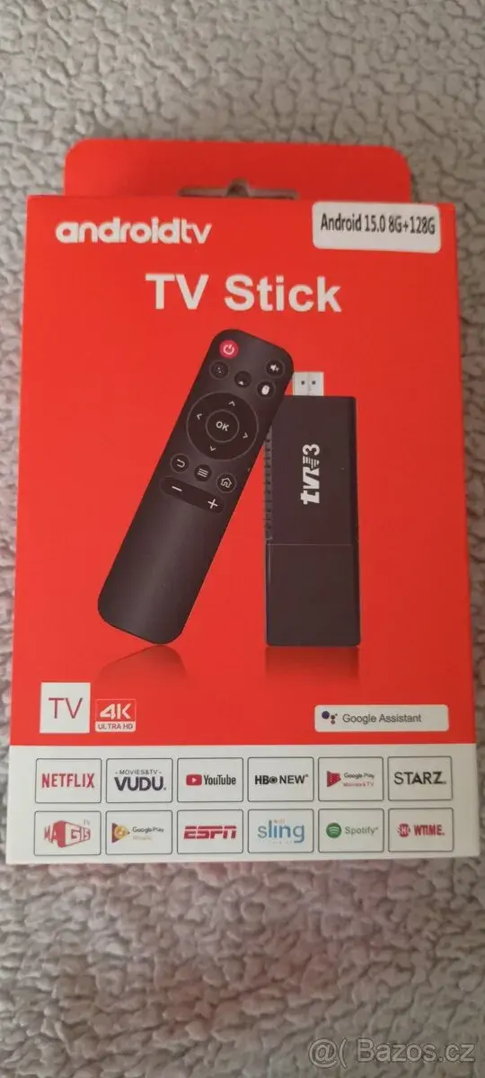 Android TV Stick nový 8-128 Gb,Android 15