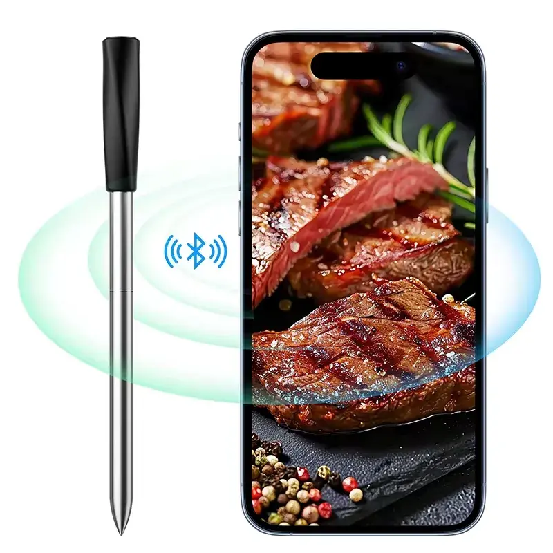 Bezdrátový teploměr na maso MeatChamp+ Bluetooth BBQ probe