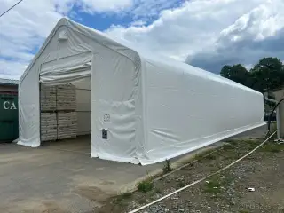 Plachtová Hala 9,15×24,4×6,1m, PVC 610g/m2, bílá
