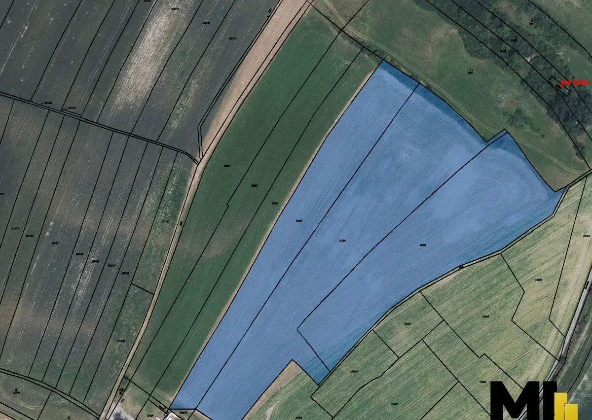 Prodej zemědělského pozemku - pole, 41 281 m2, Vysoké Mýto