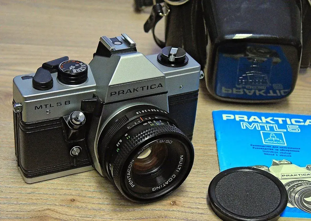 Praktica MTL - 5 B + Pentacon Auto 1.8/50 MC (druhý kus)