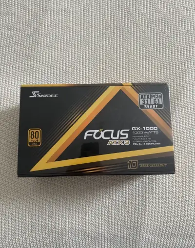 Seasonic focus GX-1000 ATX 3.1/PCIe 5.1