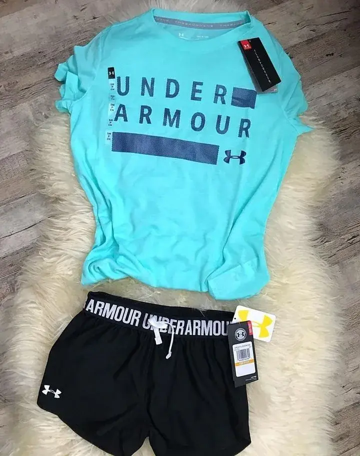 Dámské funkční tričko Under Armour tyrkysové vel. S