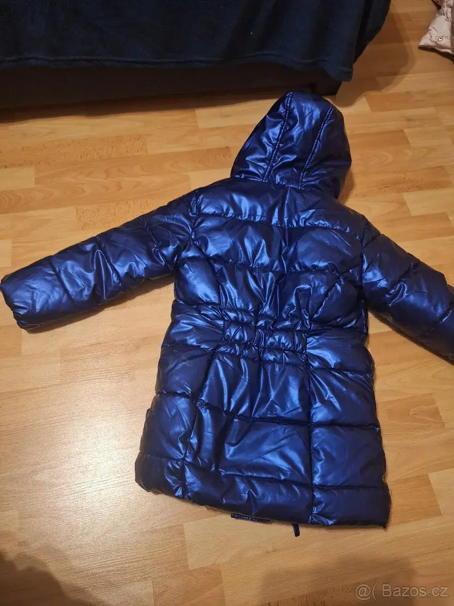 Dětská zimní bunda s kapucí – vel. 122