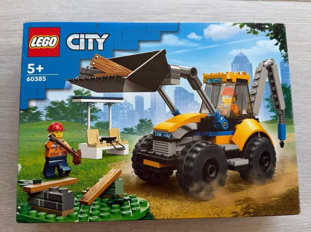 LEGO CITY 60385 bagr s rypadlem