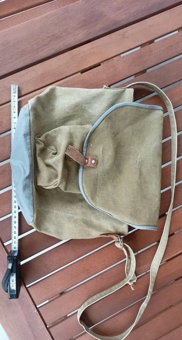 Starý retro chlebník / trampská brašna