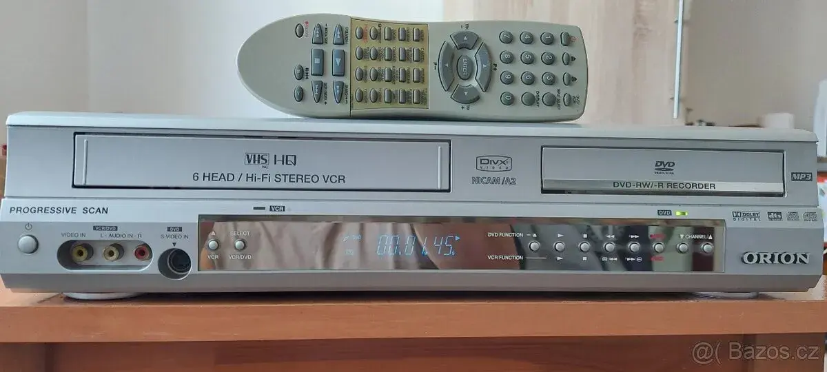 COMBO ORION VDR4003 /ZÁZNAM Z VHS NA DVD/