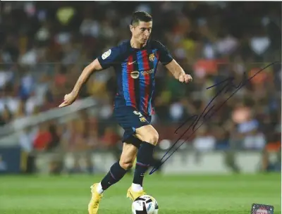 Robert Lewandowski - foto s podpisem + COA