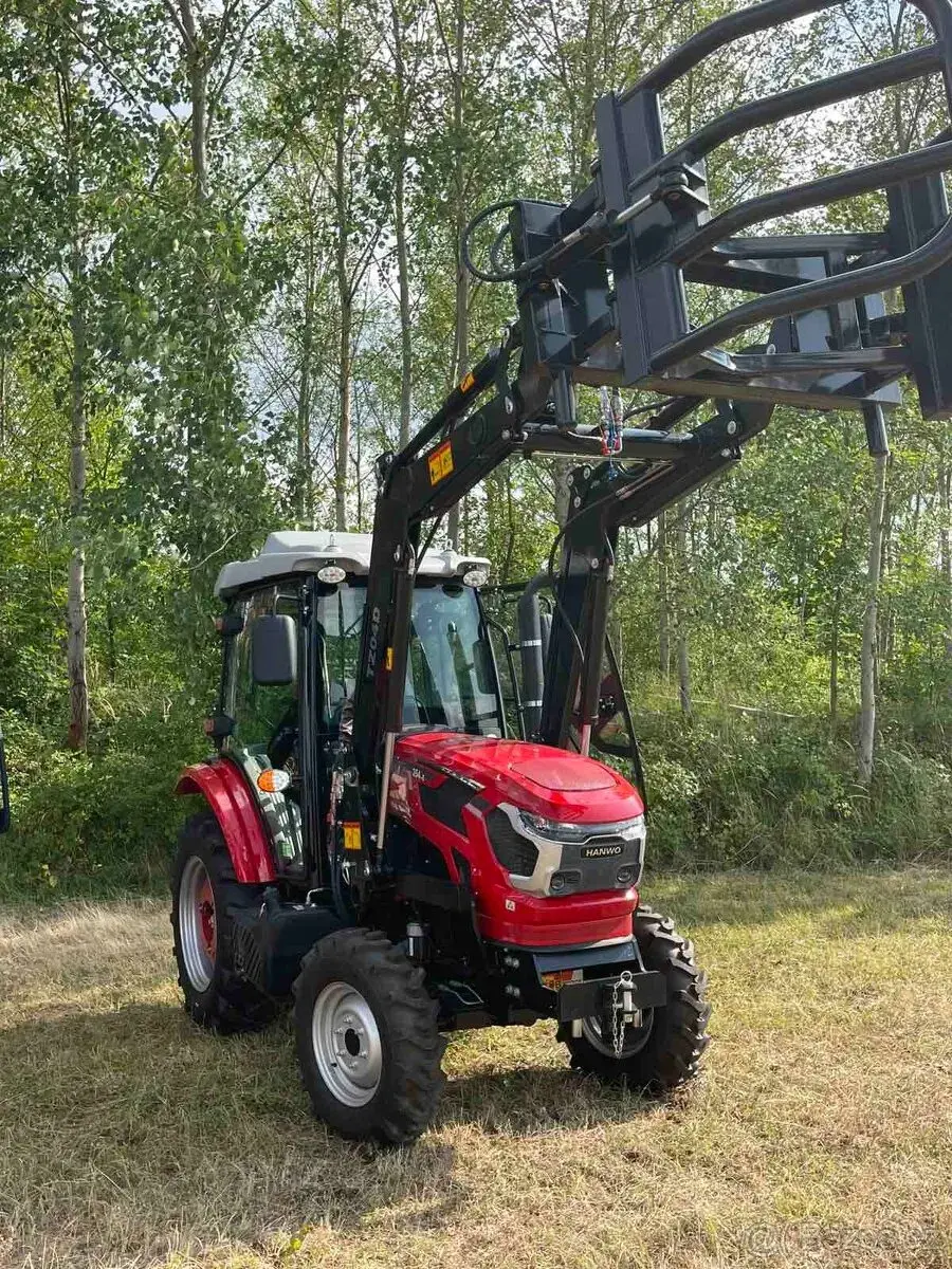Traktor,malotraktor HANWO HWE 504C 50 koni 37kW,čel. naklad