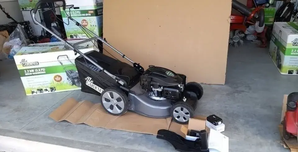 Benzínová sekačka s elektrickým startem Mr.Gardener 46 cm