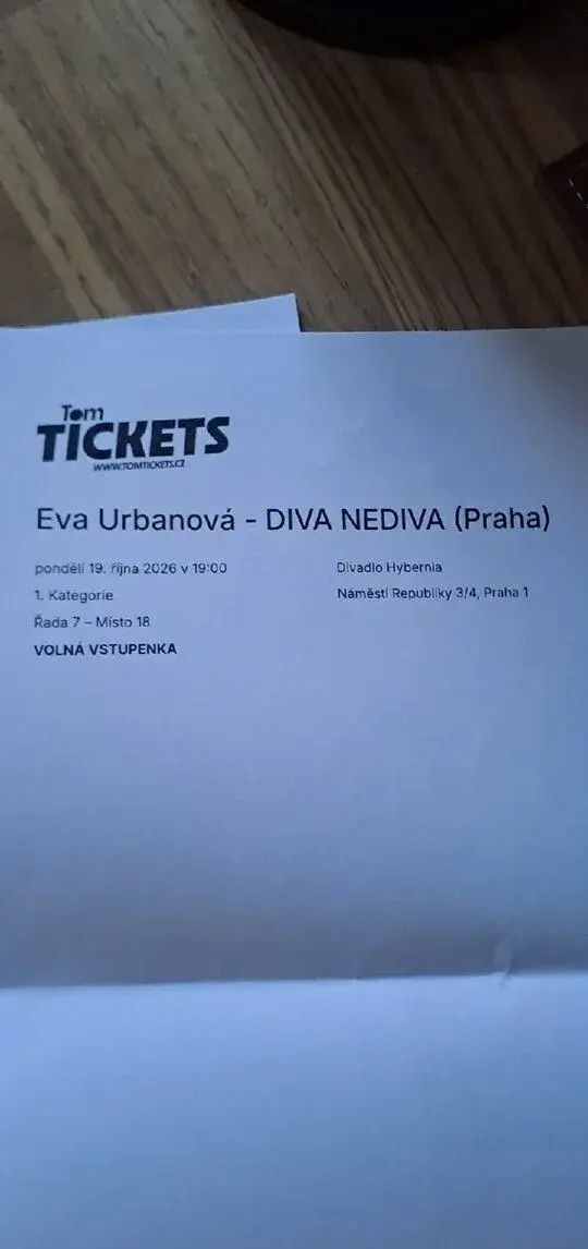 Eva Urbanová - DIVA NEDIVA - rezervace