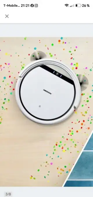 Robotický vysavač Medion