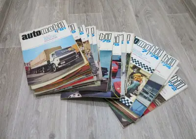 Časopis AUTOMOBIL ročník 1972 až 1981 nekompletní