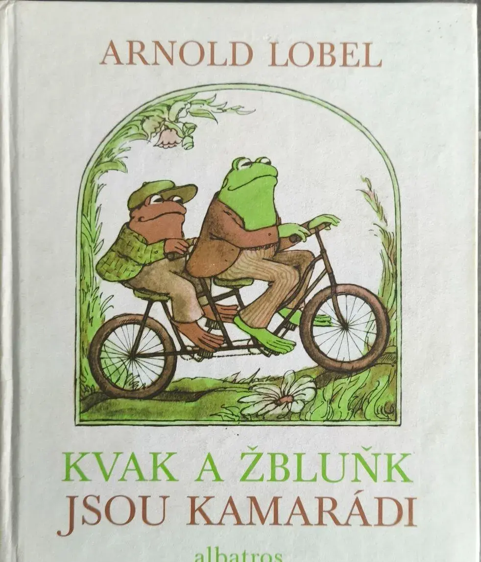 Knížka Kvak a Žbluňk jsou kamarádi