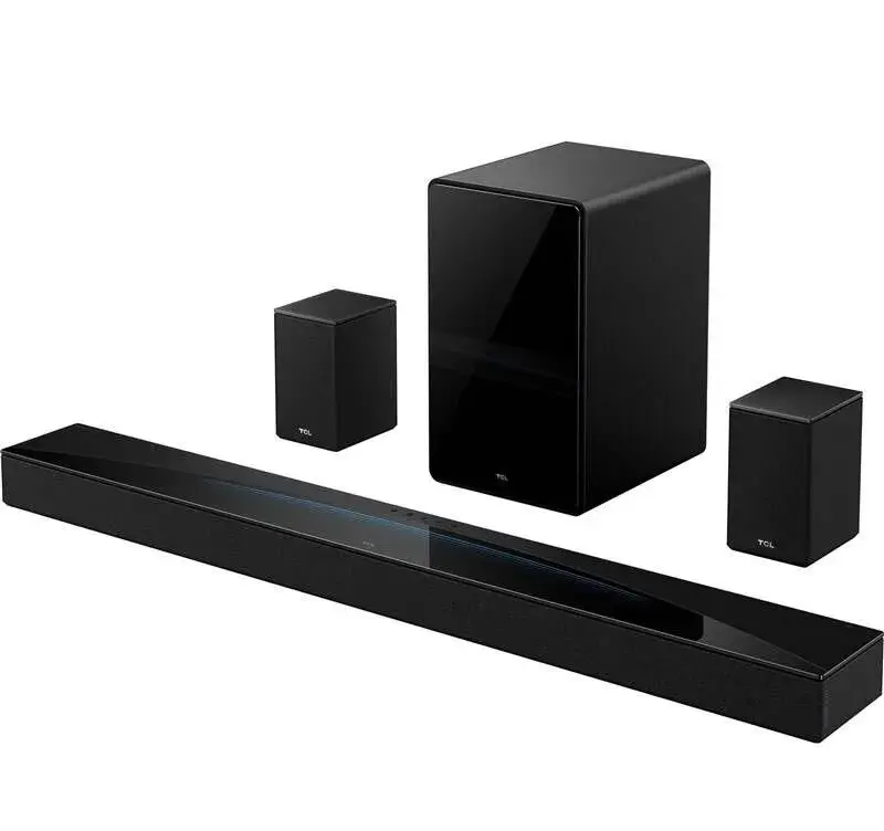 Soundbar TCL Q85HE 7.1.4 860W, Dolby Atmos, zadní repro