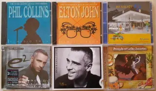 CD hudba, instrumentální, Ramazzotti, Elton, Collins