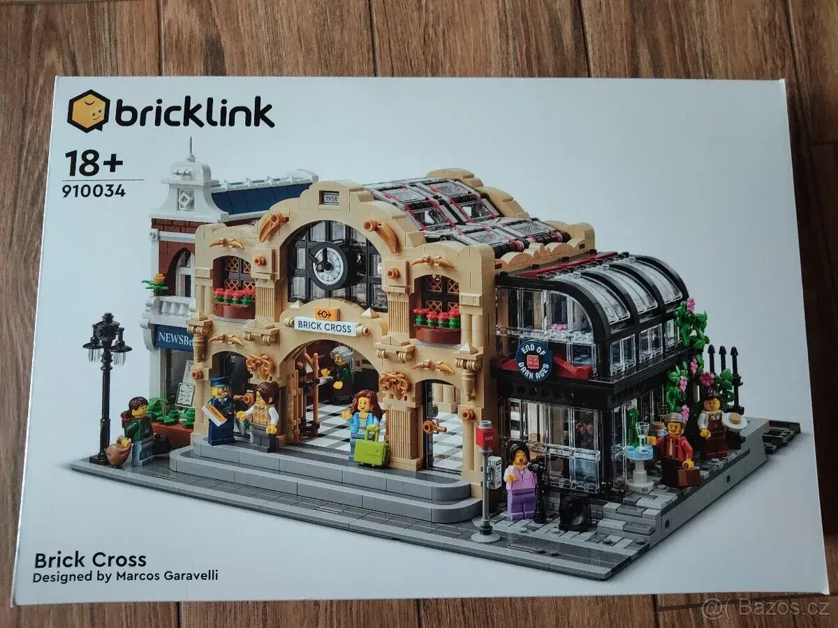Lego BrickLink Nádraží Brick cros 910034