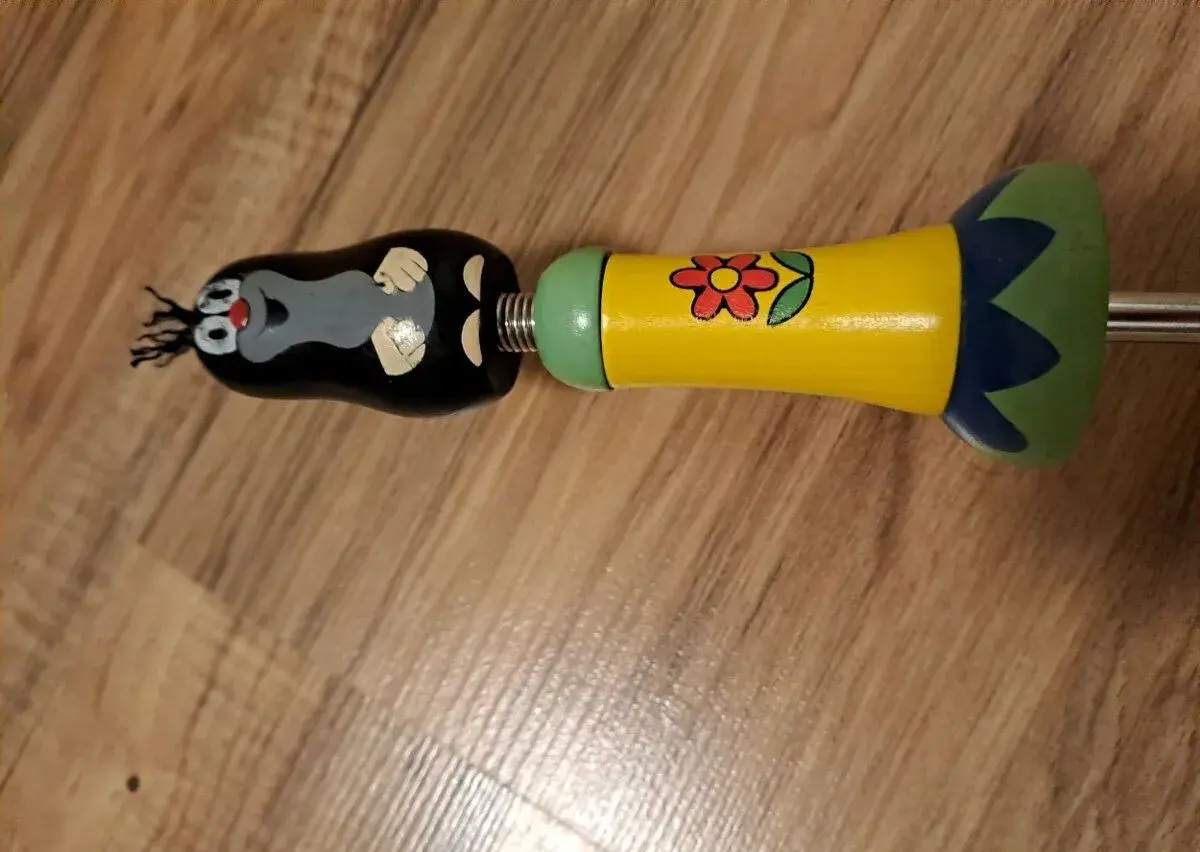 Dětský deštník s Krtečkem (obrázky i madlo)