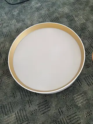 LED stropní svítidlo NEKO Sugar bílá/zlatá pr. 350mm