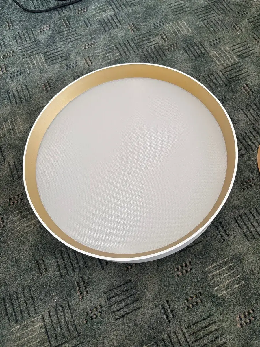 LED stropní svítidlo NEKO Sugar bílá/zlatá pr. 350mm