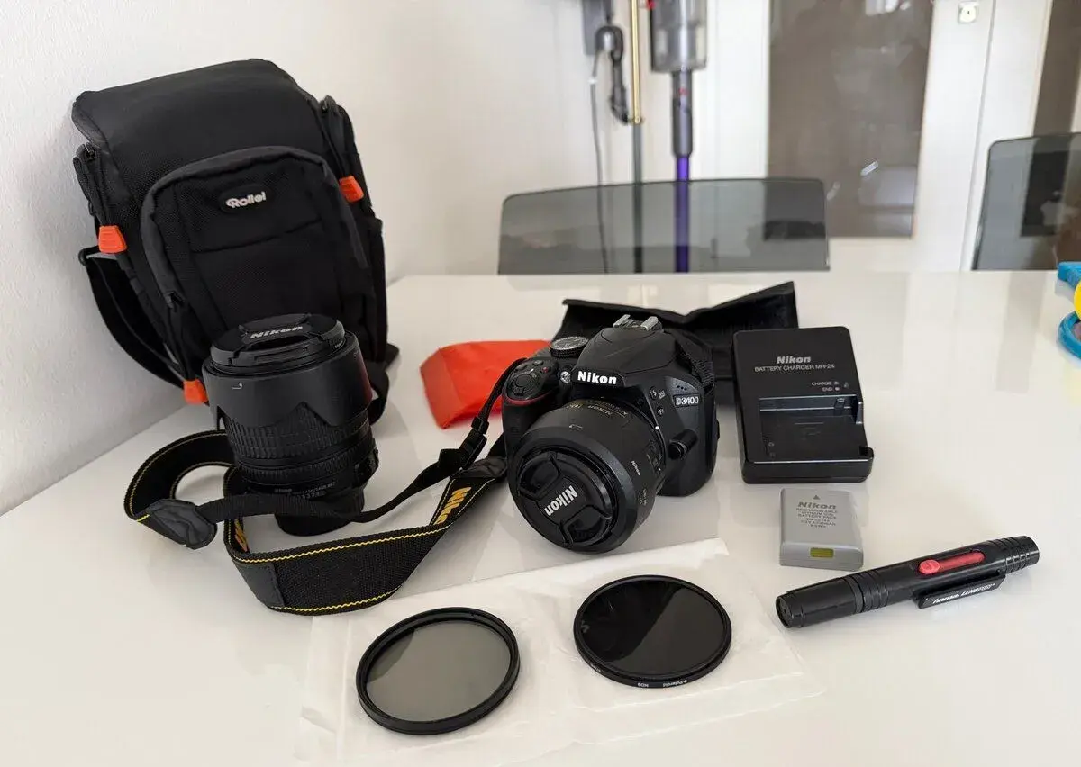NIKON D3400 | 2 OBJEKTIVY | KOMPLETNÍ FOTOSESTAVA