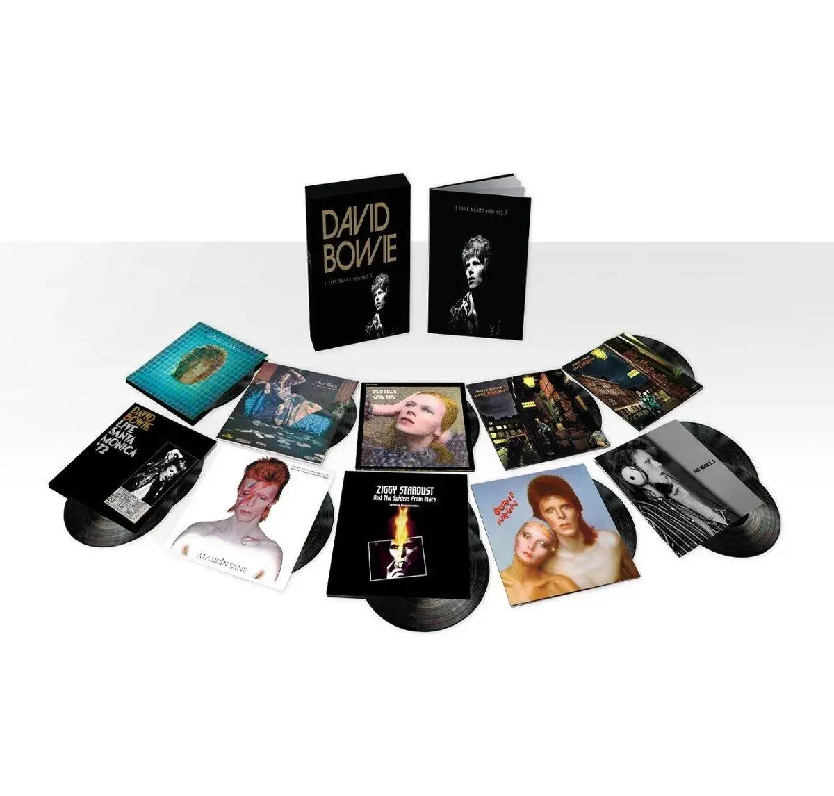 LP Box BOWIE DAVID - FIVE YEARS / 1969-1973 - 14LP