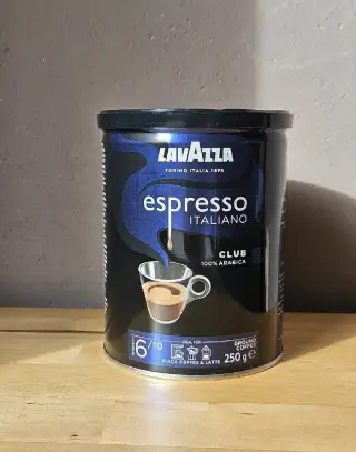 Lavazza Espresso Club, káva 100% arabica.