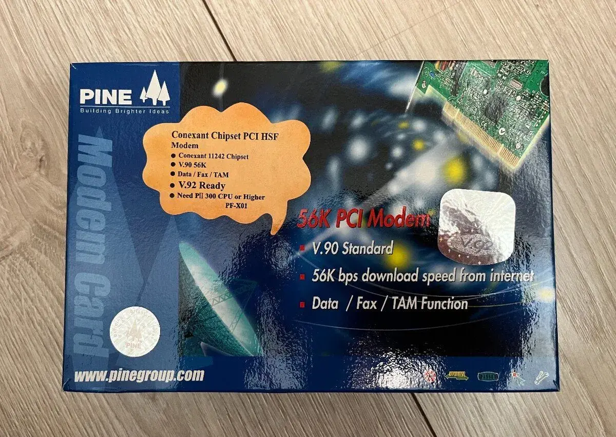 Sběratelská RARITA PINE 56K PCI Modem (Conexant)