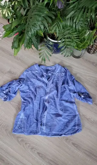 Dámská modrá košile vel.XL