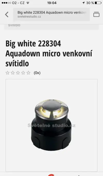 Venkovní zápustné LED svítidlo