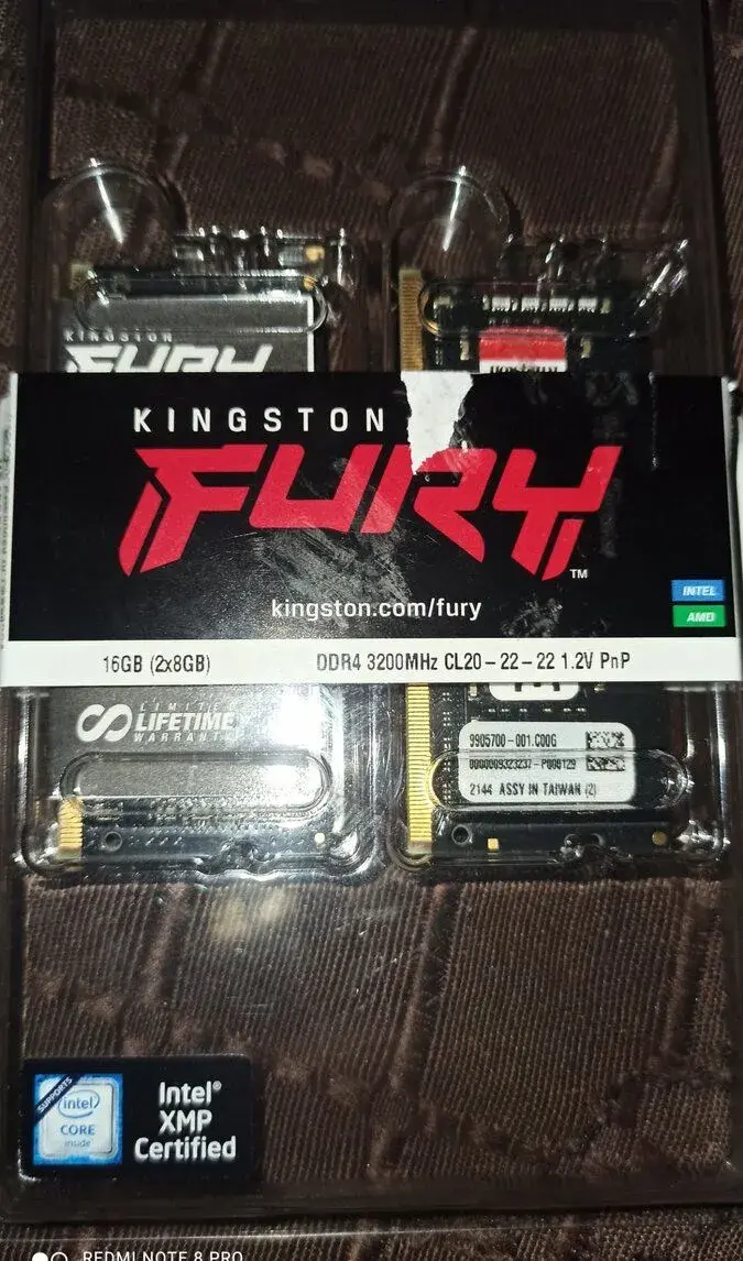 Kingston SO-DIMM FURY 32GB DDR4 3200MHz CL20 Impact