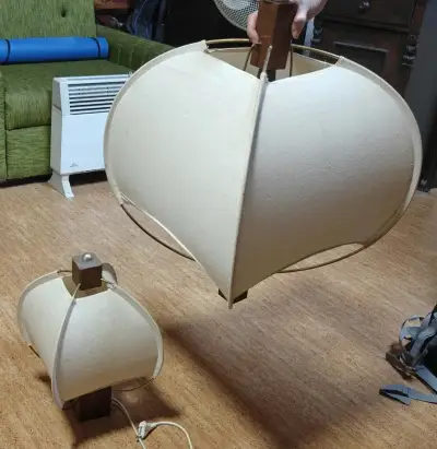 Retro set svítidel z 80. let lampa a lustr