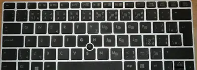 Klávesnice HP Elitebook 2560p 2570p CZ/SK, touchpoint - nová