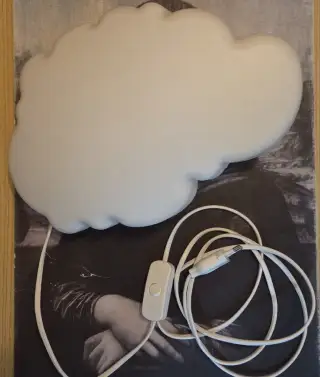 Světlo mráček IKEA DRÖMSYN - Nástěnná lampa, bílá
