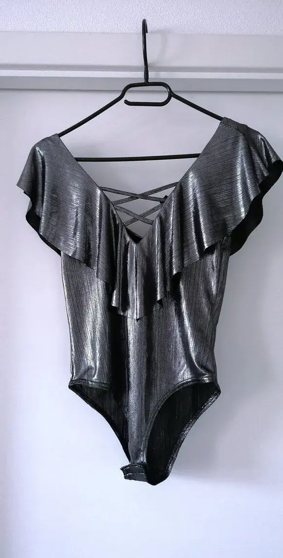 body New Look, metalické, vel. S-M