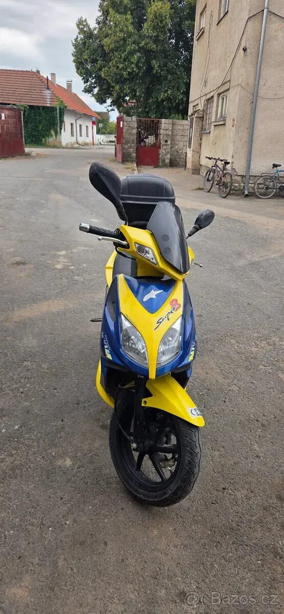 Kymco Super 8, 50ccm, originál válec 70ccm