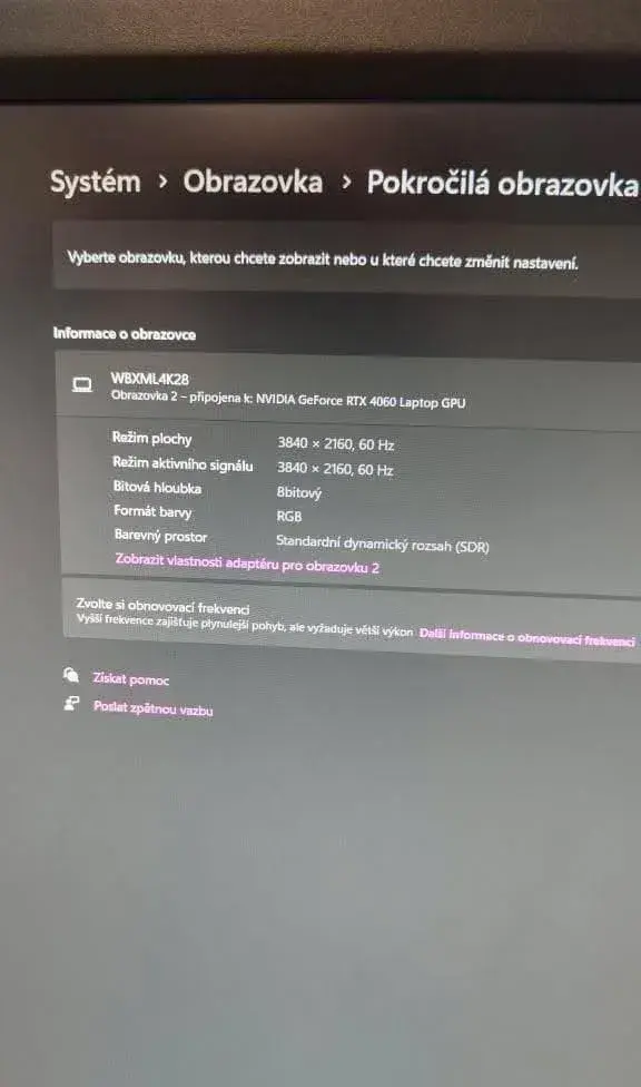 4K monitor WBOX