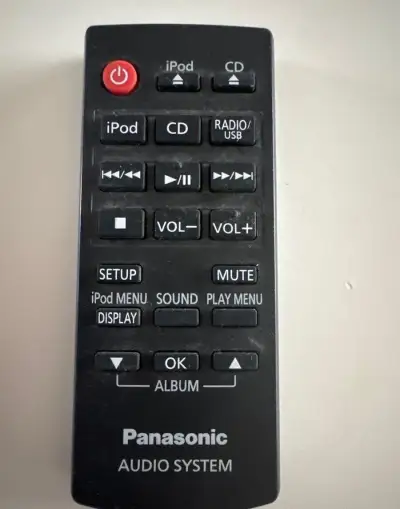 Panasonic Audio System – originální dálkový ovladač