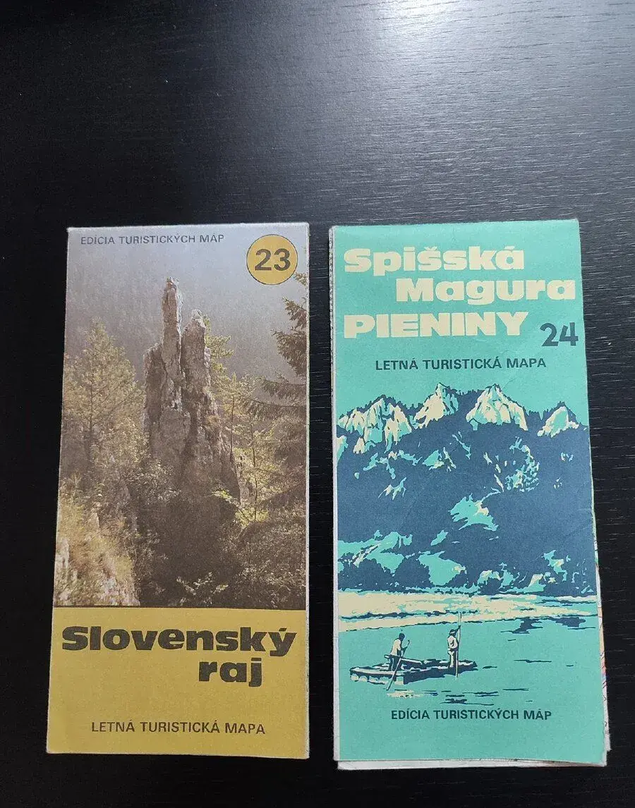 Staré turistické mapy