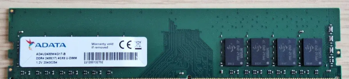RAM ADATA 4GB DDR4 2400MHz (více kusů)