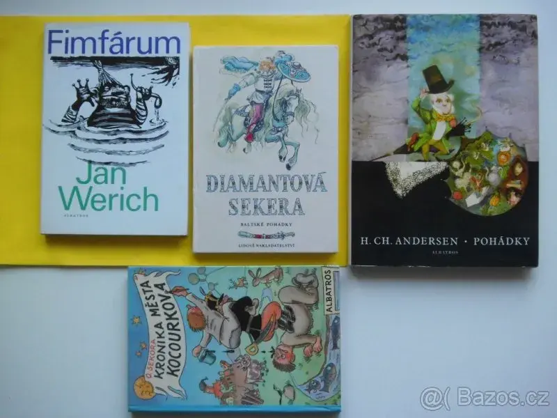 Švandrlík, Andersen,Gulliver,Brouk Pytlík,Heidi,Fimfárum ad.