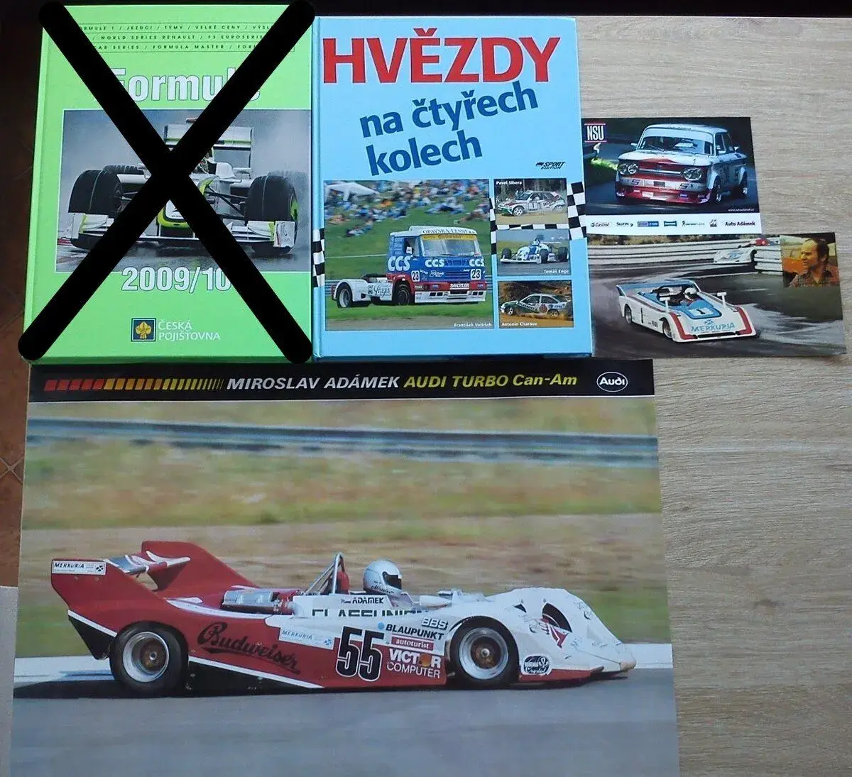 1 x kniha Hvězdy na čtyřech kolech