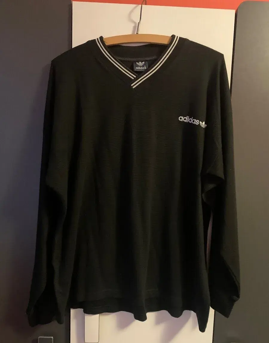 PÁNSKÁ ČERNÁ MIKINA ADIDAS, vel: 50